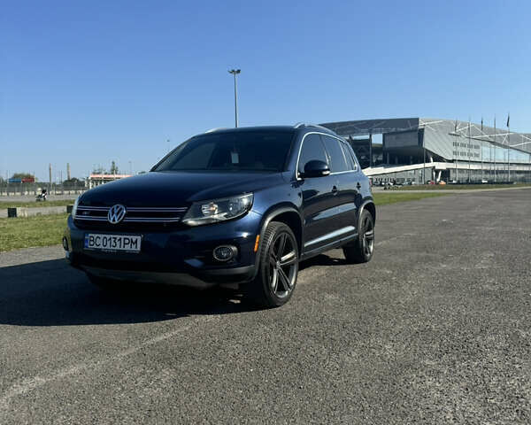 Синий Фольксваген Тигуан, объемом двигателя 2 л и пробегом 91 тыс. км за 16200 $, фото 1 на Automoto.ua