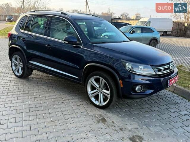 Синий Фольксваген Тигуан, объемом двигателя 2 л и пробегом 129 тыс. км за 14100 $, фото 2 на Automoto.ua