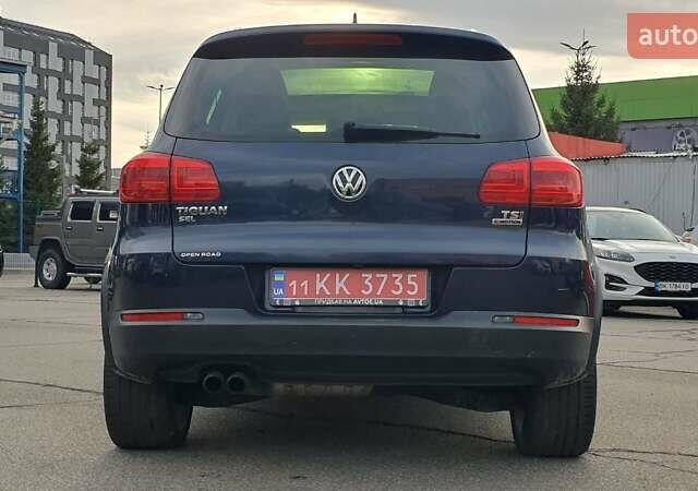 Синий Фольксваген Тигуан, объемом двигателя 2 л и пробегом 134 тыс. км за 12500 $, фото 7 на Automoto.ua
