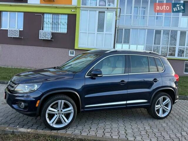 Синий Фольксваген Тигуан, объемом двигателя 2 л и пробегом 129 тыс. км за 14100 $, фото 12 на Automoto.ua