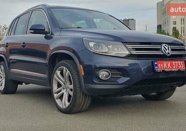 Синий Фольксваген Тигуан, объемом двигателя 2 л и пробегом 134 тыс. км за 12500 $, фото 2 на Automoto.ua