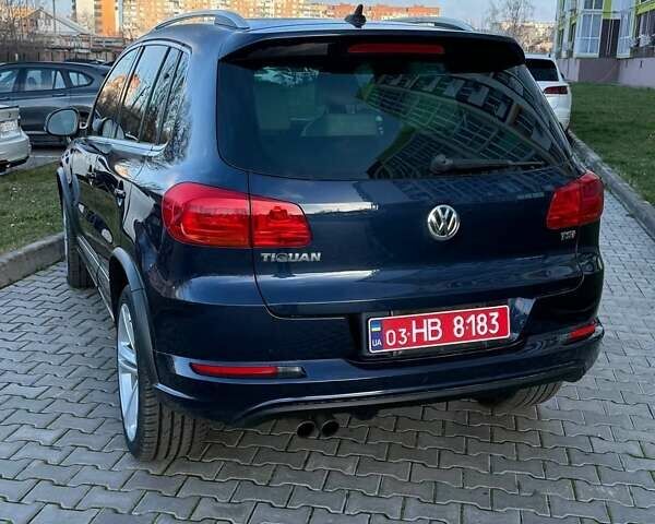 Синий Фольксваген Тигуан, объемом двигателя 2 л и пробегом 129 тыс. км за 14100 $, фото 8 на Automoto.ua