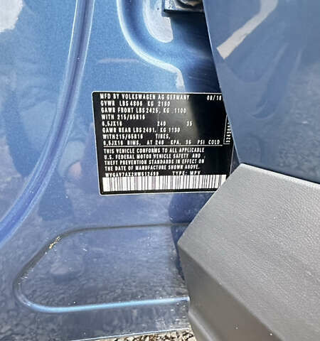 Синій Фольксваген Тігуан, об'ємом двигуна 1.98 л та пробігом 128 тис. км за 14300 $, фото 23 на Automoto.ua