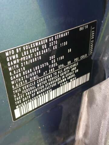 Синий Фольксваген Тигуан, объемом двигателя 1.98 л и пробегом 188 тыс. км за 12600 $, фото 5 на Automoto.ua