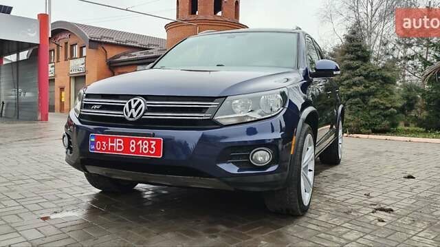 Синий Фольксваген Тигуан, объемом двигателя 2 л и пробегом 129 тыс. км за 12700 $, фото 4 на Automoto.ua