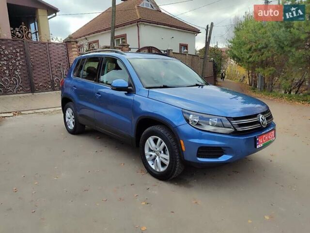 Синий Фольксваген Тигуан, объемом двигателя 2 л и пробегом 219 тыс. км за 12100 $, фото 3 на Automoto.ua