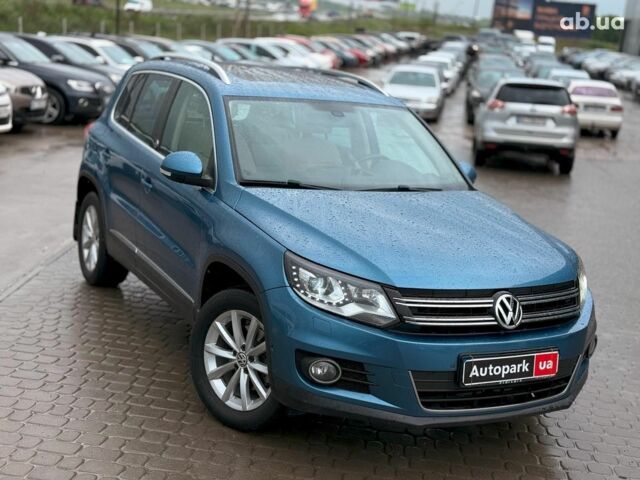 Синий Фольксваген Тигуан, объемом двигателя 2 л и пробегом 76 тыс. км за 18590 $, фото 3 на Automoto.ua