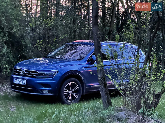 Синий Фольксваген Тигуан, объемом двигателя 1.98 л и пробегом 72 тыс. км за 25300 $, фото 1 на Automoto.ua