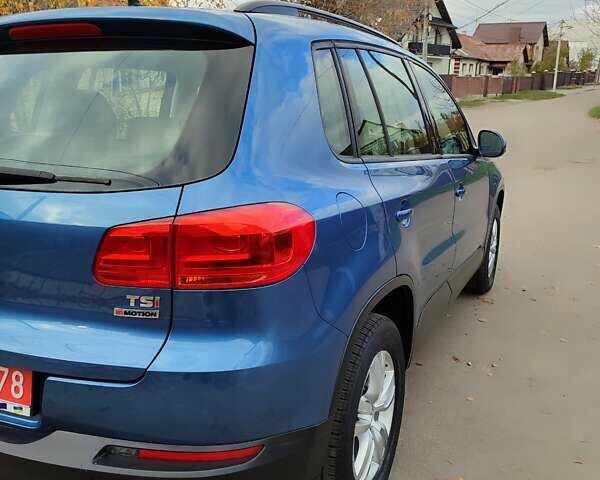Синий Фольксваген Тигуан, объемом двигателя 2 л и пробегом 219 тыс. км за 12100 $, фото 16 на Automoto.ua