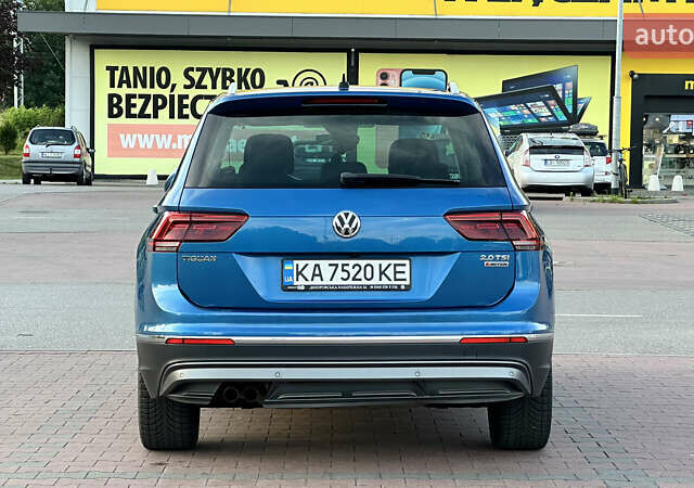 Синий Фольксваген Тигуан, объемом двигателя 1.98 л и пробегом 72 тыс. км за 25300 $, фото 9 на Automoto.ua