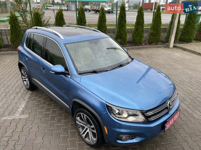 Синий Фольксваген Тигуан, объемом двигателя 2 л и пробегом 149 тыс. км за 16950 $, фото 2 на Automoto.ua