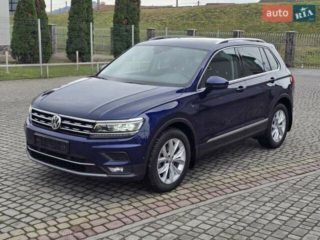Синий Фольксваген Тигуан, объемом двигателя 2 л и пробегом 81 тыс. км за 27800 $, фото 7 на Automoto.ua