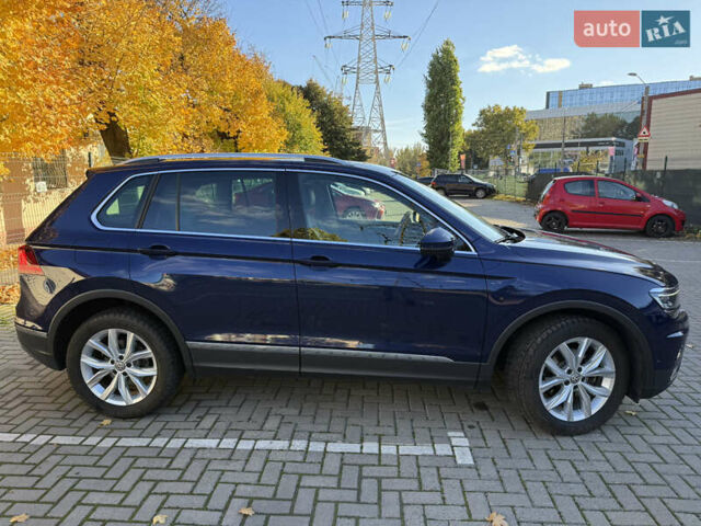 Синий Фольксваген Тигуан, объемом двигателя 2 л и пробегом 74 тыс. км за 30000 $, фото 2 на Automoto.ua