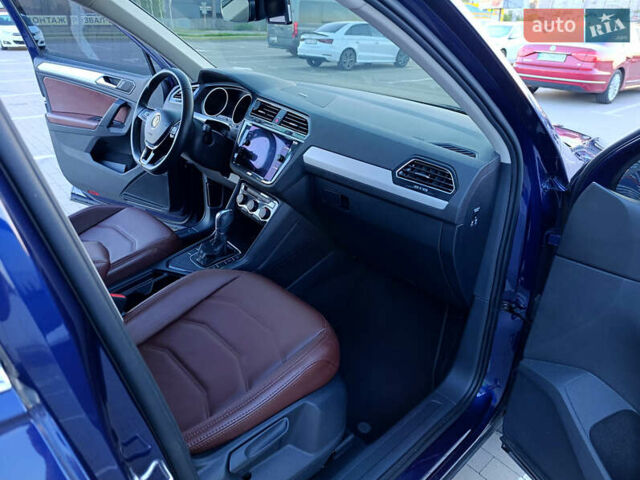 Синий Фольксваген Тигуан, объемом двигателя 1.98 л и пробегом 93 тыс. км за 27000 $, фото 29 на Automoto.ua