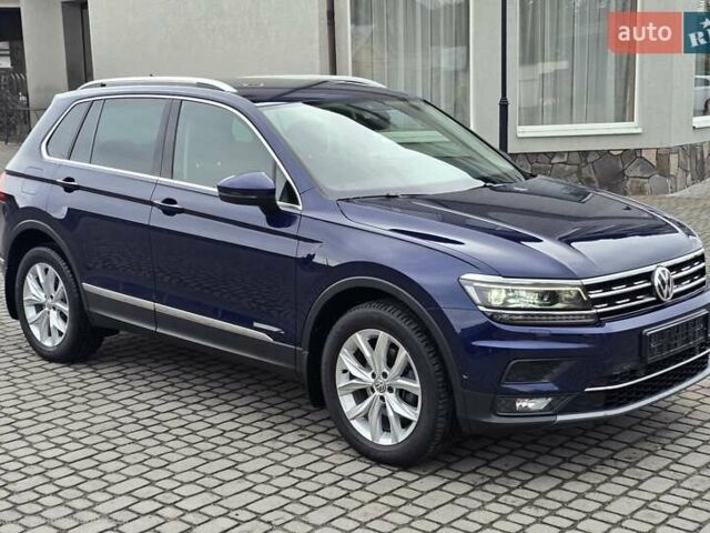Синий Фольксваген Тигуан, объемом двигателя 2 л и пробегом 81 тыс. км за 27800 $, фото 9 на Automoto.ua