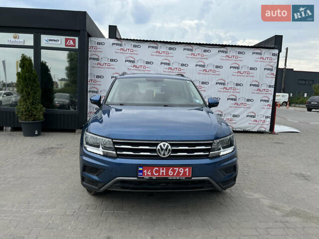 Синій Фольксваген Тігуан, об'ємом двигуна 2 л та пробігом 120 тис. км за 18500 $, фото 1 на Automoto.ua