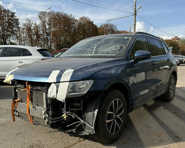 Синий Фольксваген Тигуан, объемом двигателя 2 л и пробегом 128 тыс. км за 18500 $, фото 2 на Automoto.ua