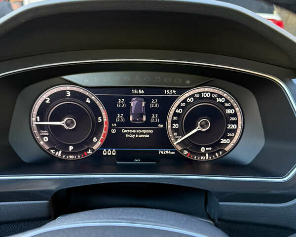 Синий Фольксваген Тигуан, объемом двигателя 2 л и пробегом 74 тыс. км за 30000 $, фото 15 на Automoto.ua