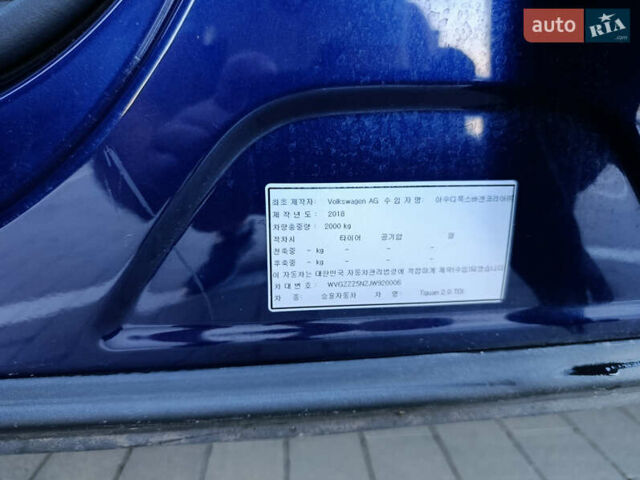 Синий Фольксваген Тигуан, объемом двигателя 1.98 л и пробегом 93 тыс. км за 27000 $, фото 22 на Automoto.ua