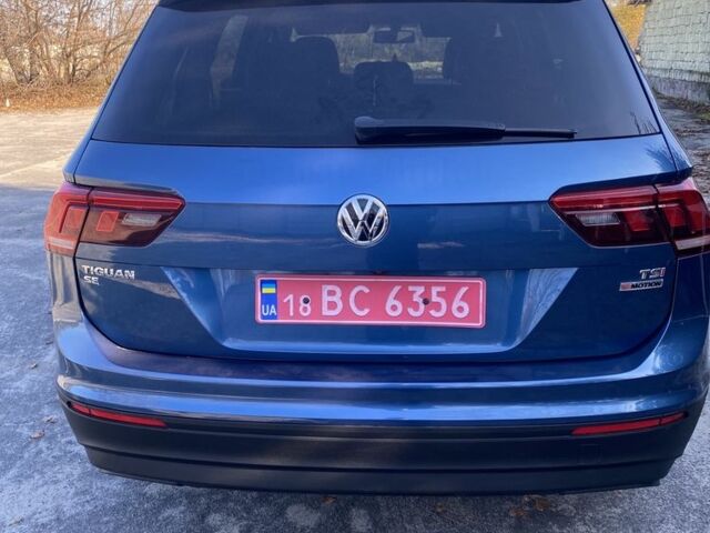 Синий Фольксваген Тигуан, объемом двигателя 2 л и пробегом 160 тыс. км за 15900 $, фото 3 на Automoto.ua