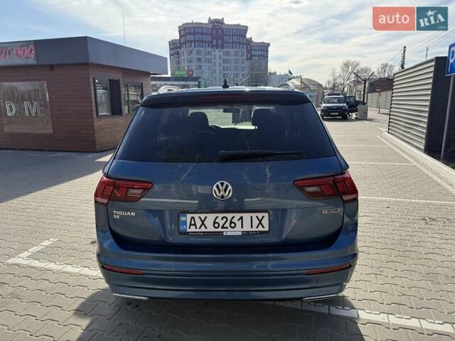 Синий Фольксваген Тигуан, объемом двигателя 2 л и пробегом 43 тыс. км за 19500 $, фото 3 на Automoto.ua