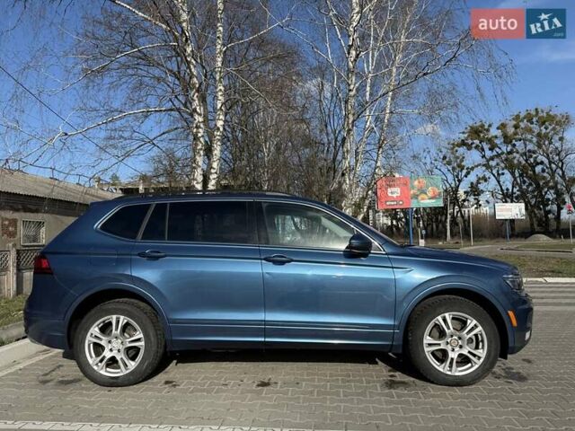 Синий Фольксваген Тигуан, объемом двигателя 2 л и пробегом 43 тыс. км за 19500 $, фото 1 на Automoto.ua
