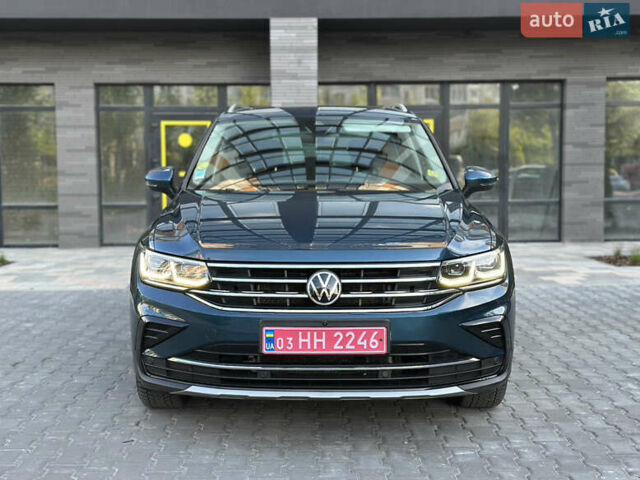 Синий Фольксваген Тигуан, объемом двигателя 2 л и пробегом 107 тыс. км за 33500 $, фото 2 на Automoto.ua