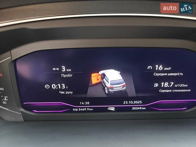 Синий Фольксваген Тигуан, объемом двигателя 1.98 л и пробегом 30 тыс. км за 43500 $, фото 14 на Automoto.ua