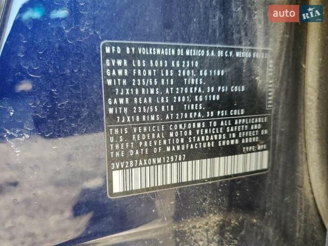 Синий Фольксваген Тигуан, объемом двигателя 1.98 л и пробегом 25 тыс. км за 7900 $, фото 11 на Automoto.ua
