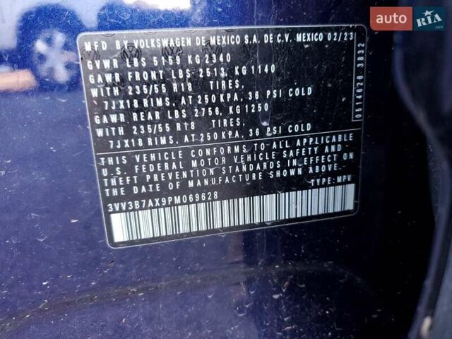 Синий Фольксваген Тигуан, объемом двигателя 1.98 л и пробегом 32 тыс. км за 8000 $, фото 11 на Automoto.ua