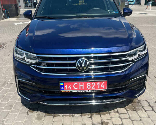 Синий Фольксваген Тигуан, объемом двигателя 1.97 л и пробегом 7 тыс. км за 39500 $, фото 1 на Automoto.ua