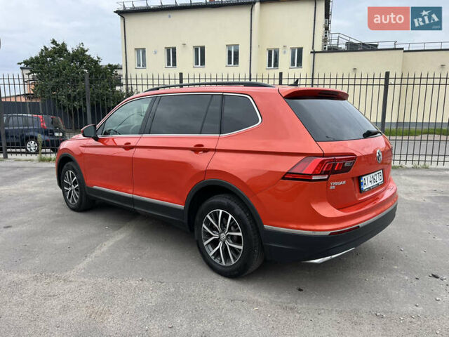 Помаранчевий Фольксваген Тігуан, об'ємом двигуна 1.98 л та пробігом 58 тис. км за 18900 $, фото 7 на Automoto.ua