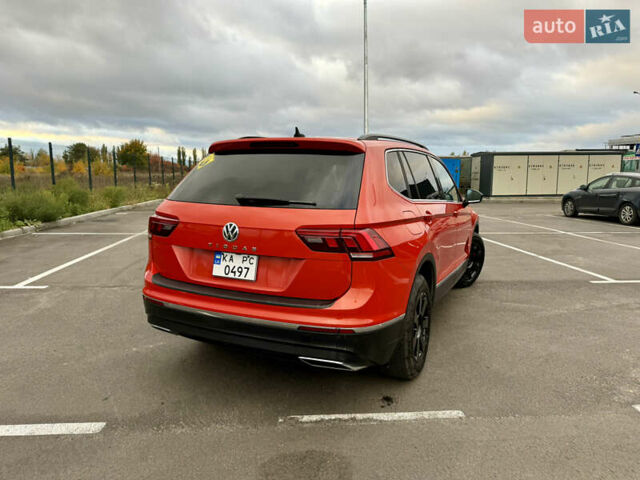 Помаранчевий Фольксваген Тігуан, об'ємом двигуна 1.98 л та пробігом 176 тис. км за 16690 $, фото 7 на Automoto.ua