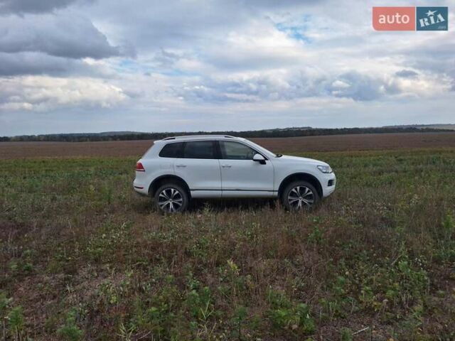 Белый Фольксваген Туарег, объемом двигателя 2.97 л и пробегом 239 тыс. км за 22000 $, фото 1 на Automoto.ua