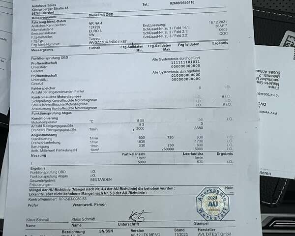 Белый Фольксваген Туарег, объемом двигателя 2.97 л и пробегом 131 тыс. км за 61990 $, фото 64 на Automoto.ua