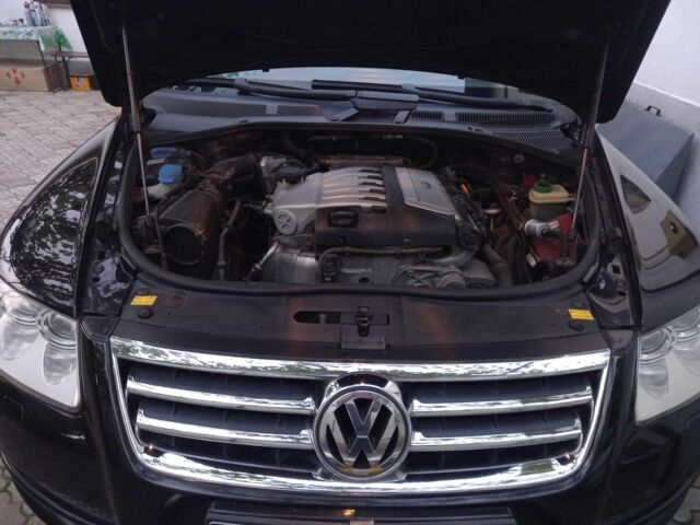 Черный Фольксваген Туарег, объемом двигателя 3.2 л и пробегом 204 тыс. км за 8100 $, фото 8 на Automoto.ua