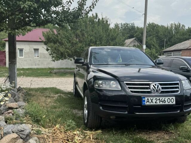 Черный Фольксваген Туарег, объемом двигателя 2.5 л и пробегом 280 тыс. км за 5000 $, фото 1 на Automoto.ua