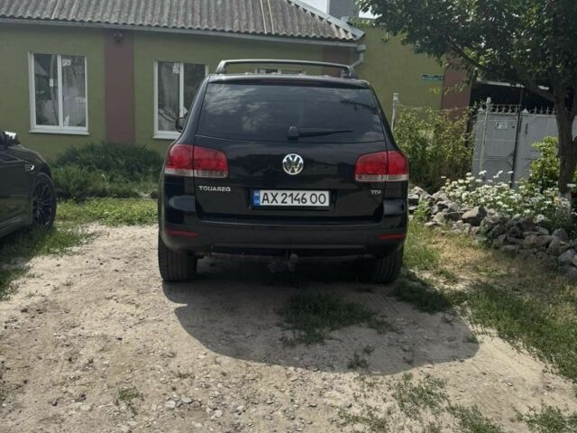 Черный Фольксваген Туарег, объемом двигателя 2.5 л и пробегом 280 тыс. км за 5000 $, фото 3 на Automoto.ua