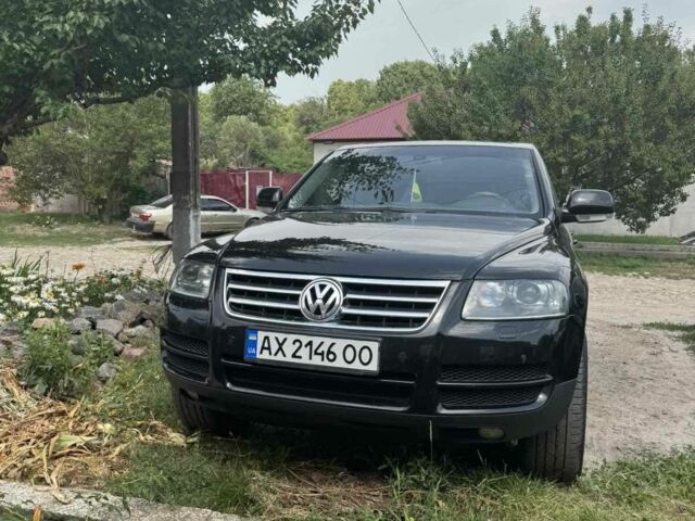 Черный Фольксваген Туарег, объемом двигателя 2.5 л и пробегом 280 тыс. км за 5000 $, фото 2 на Automoto.ua