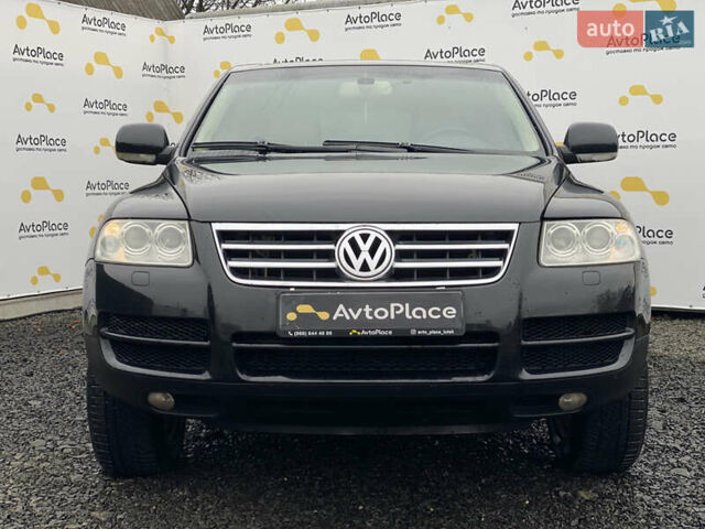Черный Фольксваген Туарег, объемом двигателя 2.5 л и пробегом 373 тыс. км за 6950 $, фото 4 на Automoto.ua