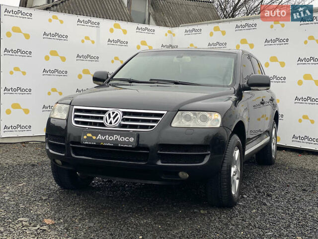 Черный Фольксваген Туарег, объемом двигателя 2.5 л и пробегом 373 тыс. км за 6950 $, фото 2 на Automoto.ua