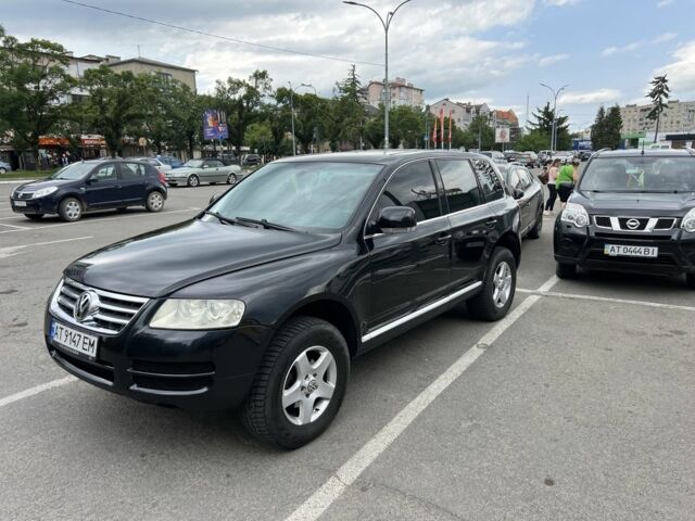 Черный Фольксваген Туарег, объемом двигателя 2.5 л и пробегом 317 тыс. км за 6700 $, фото 6 на Automoto.ua