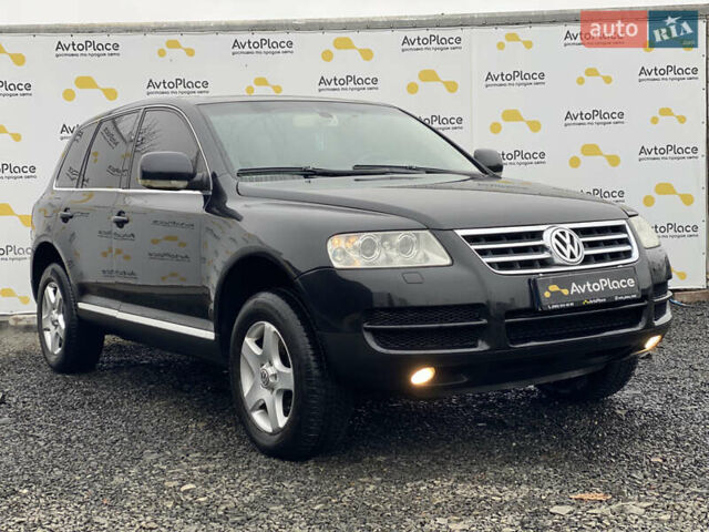 Черный Фольксваген Туарег, объемом двигателя 2.5 л и пробегом 373 тыс. км за 6950 $, фото 5 на Automoto.ua