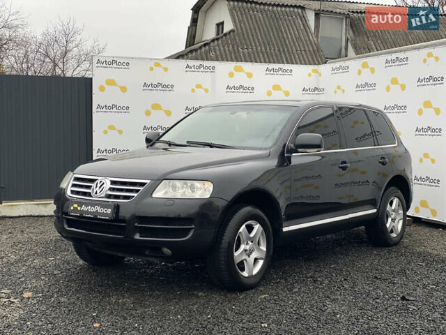 Черный Фольксваген Туарег, объемом двигателя 2.5 л и пробегом 373 тыс. км за 6950 $, фото 1 на Automoto.ua