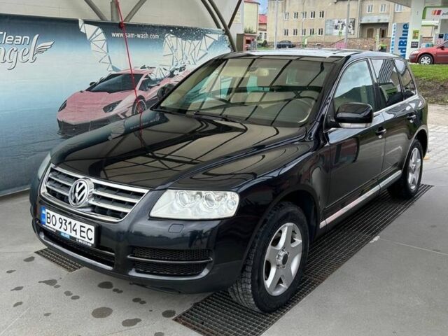 Черный Фольксваген Туарег, объемом двигателя 2.5 л и пробегом 161 тыс. км за 6550 $, фото 2 на Automoto.ua