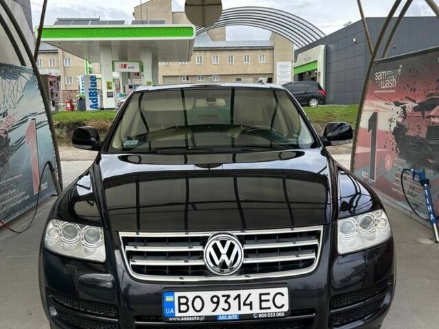 Черный Фольксваген Туарег, объемом двигателя 2.5 л и пробегом 161 тыс. км за 6550 $, фото 1 на Automoto.ua