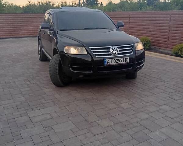 Черный Фольксваген Туарег, объемом двигателя 2.46 л и пробегом 330 тыс. км за 7900 $, фото 3 на Automoto.ua