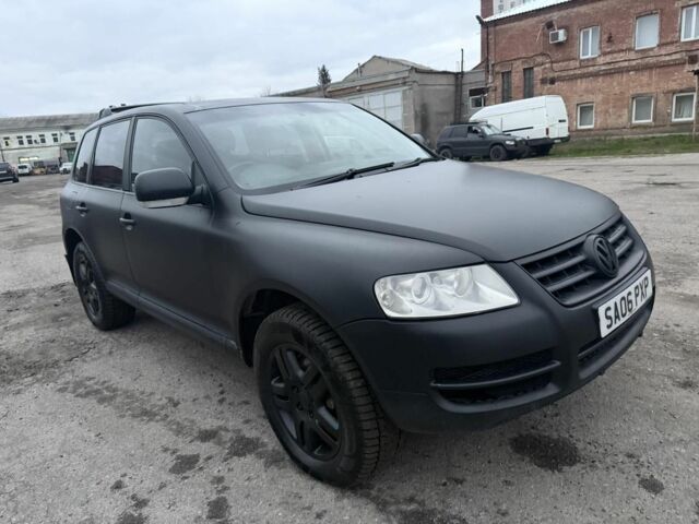 Черный Фольксваген Туарег, объемом двигателя 3 л и пробегом 277 тыс. км за 4300 $, фото 3 на Automoto.ua