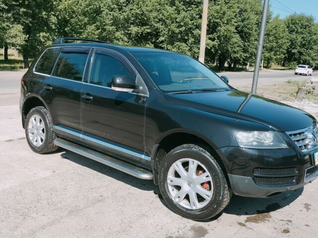 Черный Фольксваген Туарег, объемом двигателя 2.5 л и пробегом 280 тыс. км за 8000 $, фото 5 на Automoto.ua