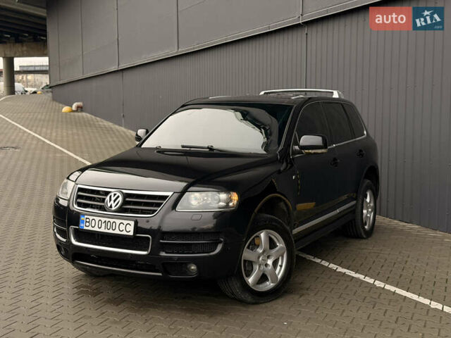 Черный Фольксваген Туарег, объемом двигателя 4.9 л и пробегом 340 тыс. км за 6900 $, фото 3 на Automoto.ua